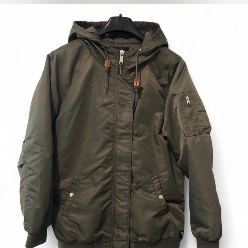 Obey Dark Olive Military Jacket